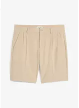 Chino-Bermuda mit Bundfalten, Regular Fit