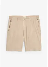 Regular Fit Chino-Bermuda mit Leinen