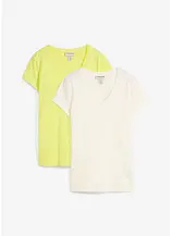 T-Shirt aus reiner Bio-Baumwolle (2er Pack)