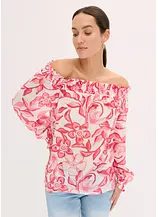 bedruckte Carmenbluse