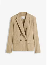 Blazer mit Leinenanteil
