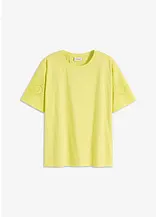 T-Shirt mit Lochstickerei