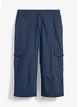 Loose Fit 3/4 Cargohose aus reiner Baumwolle