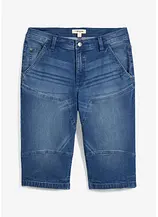 Long-Stretch-Jeans-Bermuda, Regular Fit