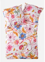 Perkal Bettwäsche mit floralem Motiv