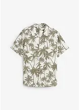 Kurzarmhemd aus Viskose, Slim Fit