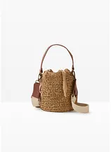 Strohbeuteltasche
