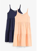 Jerseykleid (2er Pack) aus reiner Bio-Baumwolle
