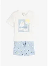 T-Shirt und kurze Hose aus Bio Baumwolle (2-tlg.Set)