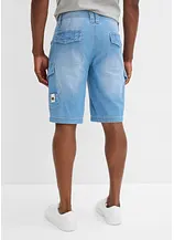 Leichte Jeans-Cargobermuda aus reiner Baumwolle, Relaxed Fit (2er Pack)
