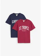 T-Shirt (2er Pack) aus reiner Bio-Baumwolle