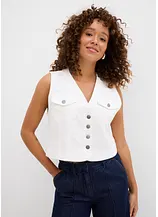 Jeansweste mit Stretch