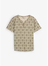 Henleyshirt aus reiner Baumwolle