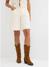 Jeans-Bermuda Mid Waist
