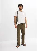 Classic Fit Schlupfhose mit Komfortbund, Straight