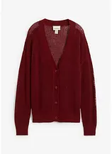 Ajour-Strickjacke