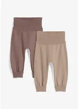 Strick-Hose zum Mitwachsen aus Baumwoll-Mix (2er Pack)