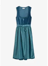 Dirndl mit Samt in Midilänge (2-tlg.Set)