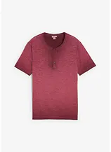 Henleyshirt aus reiner Bio-Baumwolle 
