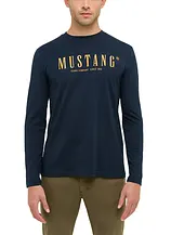Mustang Asheville Langarmshirt aus reiner Baumwolle