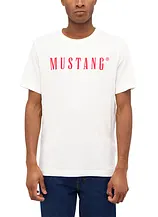 Mustang Austin T-Shirt aus reiner Baumwolle