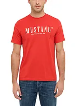 Mustang Austin T-Shirt aus reiner Baumwolle