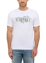 Mustang Austin T-Shirt aus reiner Baumwolle