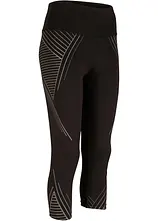 Sport-Leggings mit Tasche, 3/4-Länge