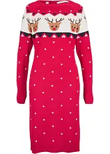 Strickkleid mit Weihnachtsmotiv