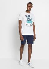 T-Shirt aus reiner Bio-Baumwolle in weiß im Look von vorne (Totalaufnahme) - bonprix