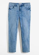 Regular-Fit-Jeans, Straight in blau von vorne - bonprix