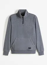 Fleeceshirt mit Stehkragen