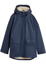 Regenjacke mit Teddyfutter