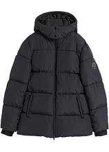 Wasserabweisende Funktions-Jacke in schwarz von vorne - bonprix