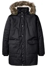 Winter-Parka mit Teddyfutter und abnehmbarer Kapuze
