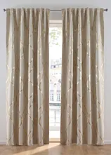 Abdunkelnder Vorhang mit Glanz Druck (1er Pack)