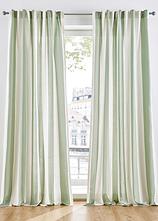 Vorhang mit recyceltem Polyester, auch in extra lang (1er Pack) in grün - bonprix