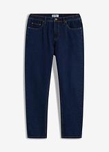 Optional[Classic Fit Jeans mit Komfortbund, Straight in blau von vorne - bonprix]