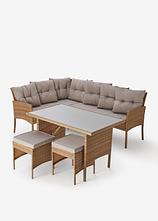 Gartenmöbel Set (4-tlg. Set) in beige - bonprix