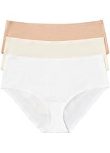 Feel Comfort Nahtlose Panty (3er Pack) in rosa von vorne - bonprix