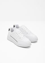 Sneaker in weiß - bonprix