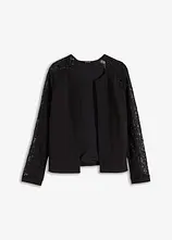Blazer mit Spitzenärmeln