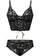 Bustier und String ouvert (2-tlg.Set)