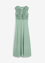 Optional[Maxikleid mit Spitze in grün von vorne - bonprix]