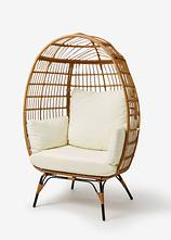 Gartensessel in beige von vorne (Detailaufnahme) - bonprix