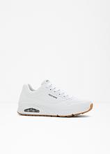 Skechers Sneaker mit Memory Foam in weiß von vorne - Skechers