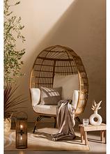 Gartensessel in beige von vorne - bonprix