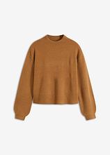 Optional[Kurzer Pullover in braun von vorne - bonprix]