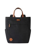 Optional[Taschen-Rucksack in schwarz von vorne - bonprix]