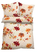 Bettwäsche mit Herbstlaub